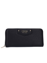 GUESS 1 USCITA Portafogli Donna Eco Brenton in similpelle martellata Nero